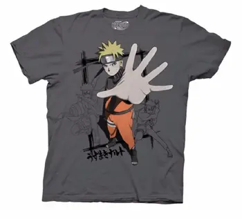 Naruto Shippuden Naruto Strane Anime Licencovaný Dospelých T Shirt Cartoon t shirt mužov Unisex Nové Módne tričko doprava zadarmo