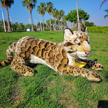 National Geographic 55 CM Realistické Vypchaté Zvieratá Hračka Leopard Plyšové Gepard pre detské Narodeninové Darčeky