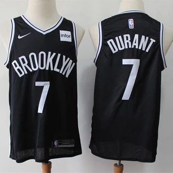 NBA Brooklyn Sietí #7 Kevin Durant pánske Basketbal Jersey City Edition Vintage Swingman Dresy Vyšívané Basketbalové Dresy