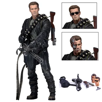 NECA Terminator 2: Rozsudok Deň T-800 Arnold Schwarzenegger PVC Akcie Obrázok Zberateľskú Model Hračky Darček