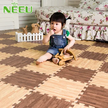 NEEU baby puzzle mat batoľa eva pena hrať mat deti dreva koberec dieťa telocvični hry playmat koberec mäkké podlahy 30*30*1 cm