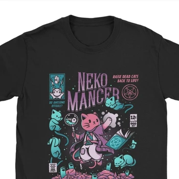 Neko Mancer Vaporwave Estetické T Shirt Mŕtve Mačky Späť K Životu Gotický Čarodejnice Zábavné Dizajn A Módne Nové Vrcholy T Tričko