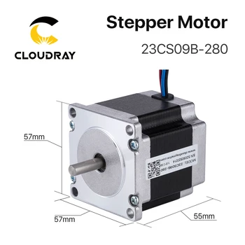 Nema23 Stepper Motor 57mm 2 Fázy 90Ncm 2.8 A Stepper Motor 4-viesť Kábel pre 3D tlačiarne CNC Gravírovanie Frézovanie Stroj