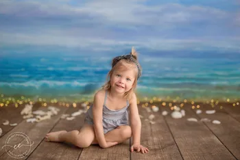 NeoBack Novorodenca Kulisu pre Fotografovanie Baby Sprcha Narodeninovej Párty na Pláži Foto Pozadie pre Deti Pozadia Štúdio