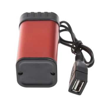 Nepremokavé 5V USB Prenosné 4X AA Batéria, Nabíjačka, Držiak Súprava Power Bank Prípade Box B2QA