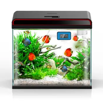 Nepremokavé Akvárium Digitálny LCD akvárium Teplomer Teplota Vody Tester Q39B