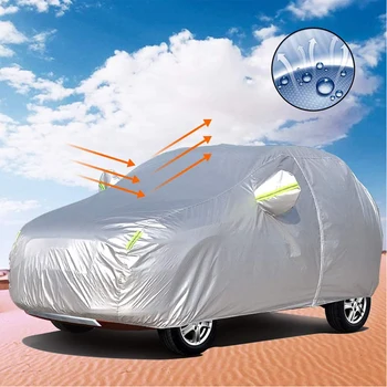 Nepremokavé Auto Zahŕňa Vonkajšie Slnečné ochranný Kryt pre Auto Prach, Dážď, Sneh Ochranných pre Ford Focus Mk1 Mk2 Mk3 Kuga, Mondeo Mk3
