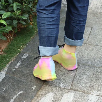 Nepremokavé Gumové Topánky Kryt Opakovane Chránič Unisex Ženy Muž Zips Dážď Boot Zahŕňa High-Top Anti-Slip Dážď Topánky Prípadoch