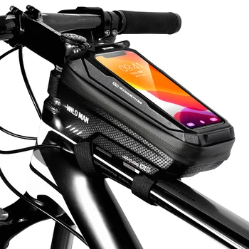 Nepremokavé MTB Bike Dotyk Cyklistické Vybavenie Obrazovke Rúrky Hard Shell Tašky Prenosné, Nepremokavé Cyklistické Prvky pre VOĽNE žijúce MUŽ