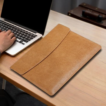 Nepremokavé Notebook Sleeve 11.6 13.3 15 15.4 16-palcové Kožená Taška na Prenosný počítač Kryt Puzdro Pre Apple Macbook Air Pro 11 12 13 15 Prípade