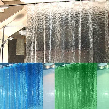 Nepremokavé Polyesterové Sprchový Záves 3D Pribrala Kúpeľni Vaňa Opony 1.8*1,8 m Pre Domáce Dekorácie Kúpeľňa Accessaries Háčiky