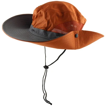 Nepremokavé UPF 50+ Sun Hat Vedro Lete Muži Ženy Rybársky Klobúk Boonie Sun UV Ochrany Dlho Veľké Široký Okraj Bob Turistiku, Outdoor
