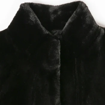Nerazzurri Dlho leopard patchwork umelú kožušinu kabát ženy venuša výbava Zimné oblečenie žien 2020 Teplé mäkké falošné kožuchy pre ženy