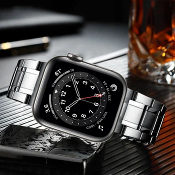 Nerezová Oceľ remienok pre apple hodinky kapela série 6 5 4 se 44 mm 40 mm correa pre iwatch 3 42mm 38mm Inovované adaptér náramok