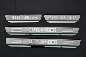 Nerezové oceľové dvere, parapetné Šúchať Doska Pre Mitsubishi Outlander 2013-2019 Príslušenstvo
