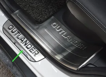 Nerezové oceľové dvere, parapetné Šúchať Doska Pre Mitsubishi Outlander 2013-2019 Príslušenstvo