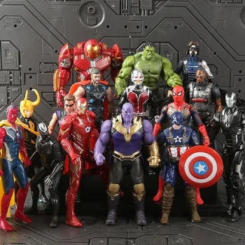 New Avengers 3 infinity war Filmu, Anime Super Heros Kapitán Amerika Ironman Spiderman hulk thor Superhrdina Akcie Obrázok Hračky
