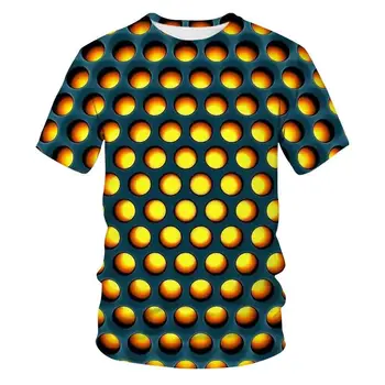New Horúce letné Predaj pánske T-shirt Trend Mužov 3d T-shirt Tlač-Krátke rukávy Športové tričko Chlapec Príležitostné Športové Krátke rukávy