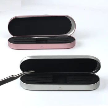 NEWCOME Rias Rozšírenie Úložný Box Pinzety Organizátor Prípade Pinzety Úložný Box Prenosný Bezpečné Profesionálny Make-Up Nástroje Súpravy