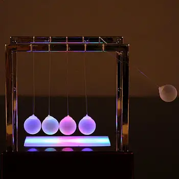 Newton LED Svetlo Swing Gule, Ozdoby Rovnováhu Bazén Fyzické šetrenie Energie a Model Metal Craft Obývacia Izba Dekor Darček Hračky