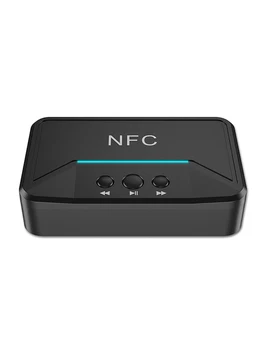 NFC Bezdrôtové Bluetooth Prijímač aptX LL 3,5 mm Jack AUX Adaptér Bezdrôtovej siete pre Auto Reproduktor RCA Bluetooth 5.0 Audio Stereo Prijímač