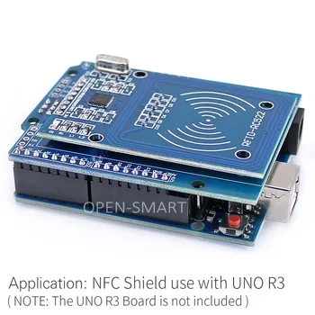NFC Štít RFID RC522 Modul RF IC Karta Snímača + S50 RFID Karty Smart card pre Arduino UNO / Mega2560
