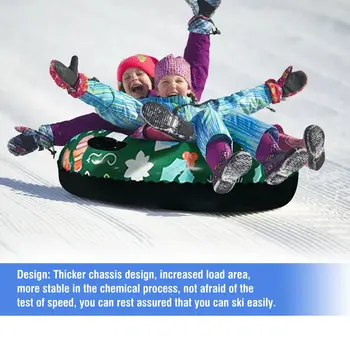 Nflatable Snow Tube Veľké PVC Snehu Loď Pre Zimné Korčuľovanie Sneh Sánky Loď Deti Zimné Hračka Snowboarding Vznášala Lyžovanie Rada