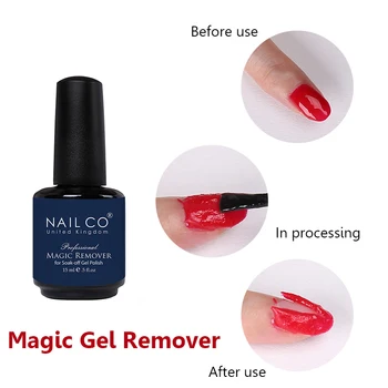 NIALCO 15ml Remover Gel Nie je na Škodu, Nail Art Primer Vyčistiť Akryl Na Nechty Gel Lak Praskla Magic Cleaner čistič / Odmasťovač
