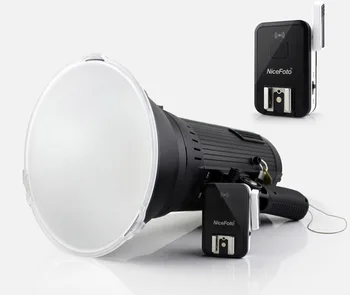 NiceFoto N-Flash 680A 680W Prenosných Bezdrôtových LED Photo Studio Speedlite zábleskové Svetlo
