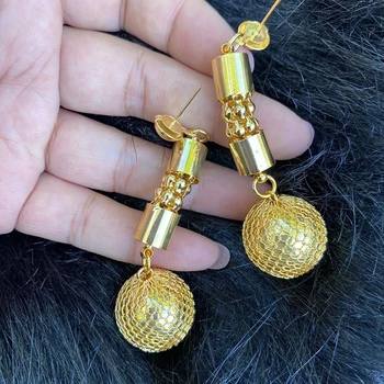 Nigéria Perličiek šperky Zlatá Farba šperky sady pre ženy Klasické Etiópskej/Stredný Východ /Africkej ženy šperky Darček