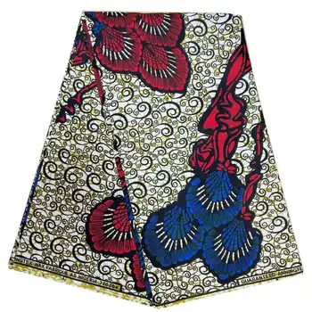 Nigérijský ankara hitarget vosk textílie luxusné ženy módne oblečenie vosk tlač soft real nové vosk textílie afriky dashiki