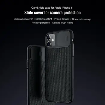 NILLKIN Fotoaparát Ochranu pre Apple iPhone 11 11Pro Pro Max Zadný kryt prípade CamShield Nárazníka Prípadoch