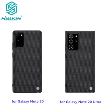 Nillkin Nylon PC Plastový Zadný Kryt pre Samsung Galaxy Note 20 Textúrou Prípade chránič kryt Pre Samsung Galaxy Note 20 Ultra