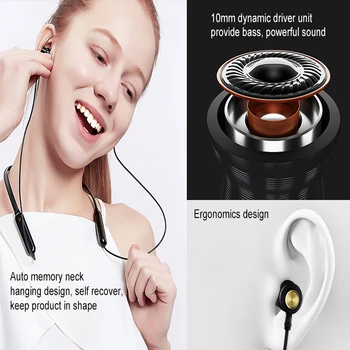 NILLKIN Pravda, Bezdrôtová Bluetooth Slúchadlá do uší Ľahká Neckband Slúchadlá Kovové Magnetické Slúchadlá Stereo Auriculares Herné Beží