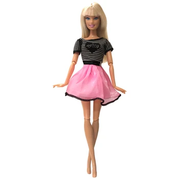 NK 5 Ks/Set Šaty Šľachtické Šaty Pre Bábiku Barbie Fashion Design Oblečenie Najlepší Darček Pre Dievča,' Bábika Hot Predaj Príslušenstva G001A DZ