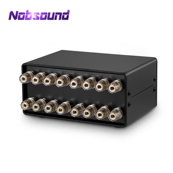 Nobsound Mini Pasívny 2-V-2-OUT Zosilňovač / Reproduktor Switcher Box Stereo Audio A/B pre Výber Splitter