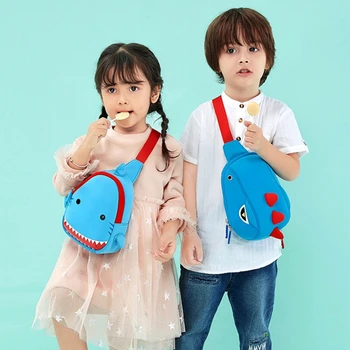 NOHOO Deti Messenger Taška Batoľa Hrudníka Taška Tašky cez Rameno pre Deti 3D animovaný Cestovné Pre Školské tašky pre Dievčatá Chlapci 2-4 Rokov