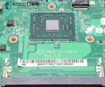 NOKOTION Pre Acer aspire ES1-523 Notebook DDR3 základná Doska s Procesorom palubný C5W1R LA-D661P NBGKY11002