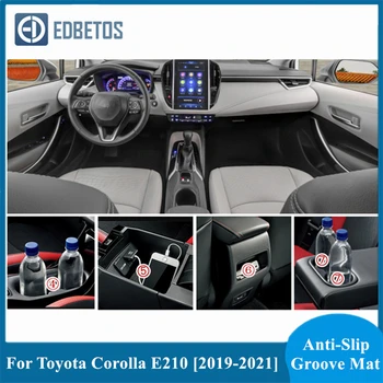 Non-Slip Custom Fit Držiak, Dverí a stredovej Konzoly Líniové Príslušenstvo Toyota Corolla E210 Sedan 2019 2020 2021