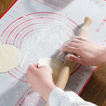 Non-Stick Silikón na Pečenie Tesnenie Pizza Cesto Pečivo Kuchyňa Gadget Kuchynské Náradie Riad DIY Pečenie Zásobník na Príslušenstvo