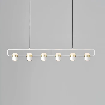 Nordic Dizajn, Luster Pre Jedálenský Stôl Moderný Kuchynský ostrovček Závesné Svietidlo Svietidlo Pozastavenie LED Spot Lampy Domova