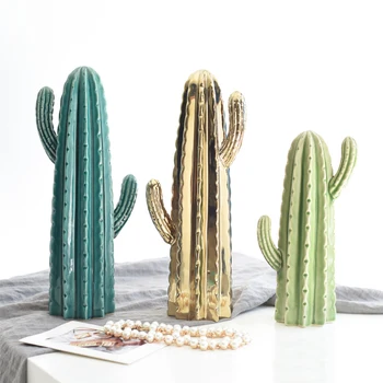 Nordic dizajn moderného Domova keramické Kaktus Obrázok rastlín kancelársky Stôl Dekorácie krásne deti Darček Modelovanie Obrázok collalily