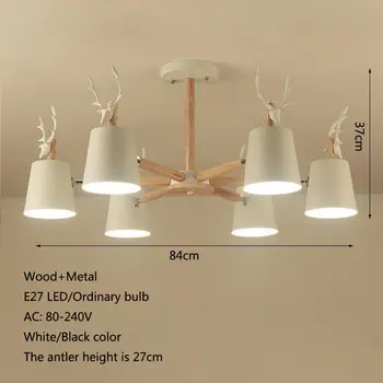Nordic drevené LED luster premeniť na moderný luster jedálenský led svetlo strop obývacej stropné lampy, spálne, LED stropné svietidlá