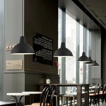Nordic Retro priemysel závesné stropné svetlá hliníkové E27 Prívesok svetlá, Dom jedáleň dekorácie osvetlenie