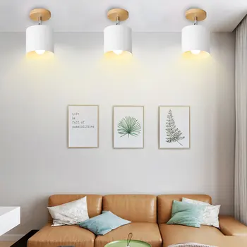 Nordic spálňa stropné svietidlo moderný minimalistický tvorivé 180° otočná obývacej izby, spálne, balkón, veranda, chodba uličkou lampa