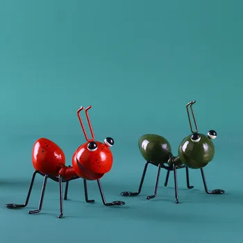 Nordic Tvorivé Iron Art Ant Domáce Dekorácie Nábytku, Hardvéru Plavidlá Hmyzu Dekorácie Kovových Výrobkov Na Zariadenie Domácnosti