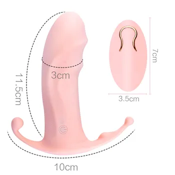 Nosenie Dildo Vibrátor sexuálnu Hračku pre Ženy Orgazmus Masturbator G Mieste Stimulovať Klitoris, Diaľkové Ovládanie, Nohavičky Vibrátory Dospelých, Sexuálne Hračky