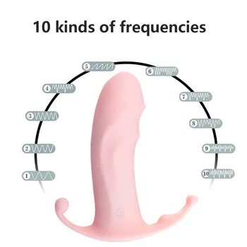 Nosenie Dildo Vibrátor sexuálnu Hračku pre Ženy Orgazmus Masturbator G Mieste Stimulovať Klitoris, Diaľkové Ovládanie, Nohavičky Vibrátory Dospelých, Sexuálne Hračky