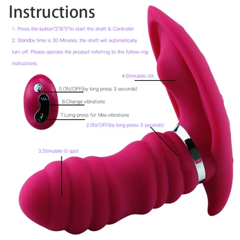 Nositeľné Dildo Vibrátor Sexuálne Hračky pre Ženy Análny Stimulátor Klitorisu G Mieste Bezdrôtového Diaľkového Ovládania Jazyka Žena Masturbator