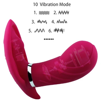 Nositeľné Dildo Vibrátor Sexuálne Hračky pre Ženy Análny Stimulátor Klitorisu G Mieste Bezdrôtového Diaľkového Ovládania Jazyka Žena Masturbator